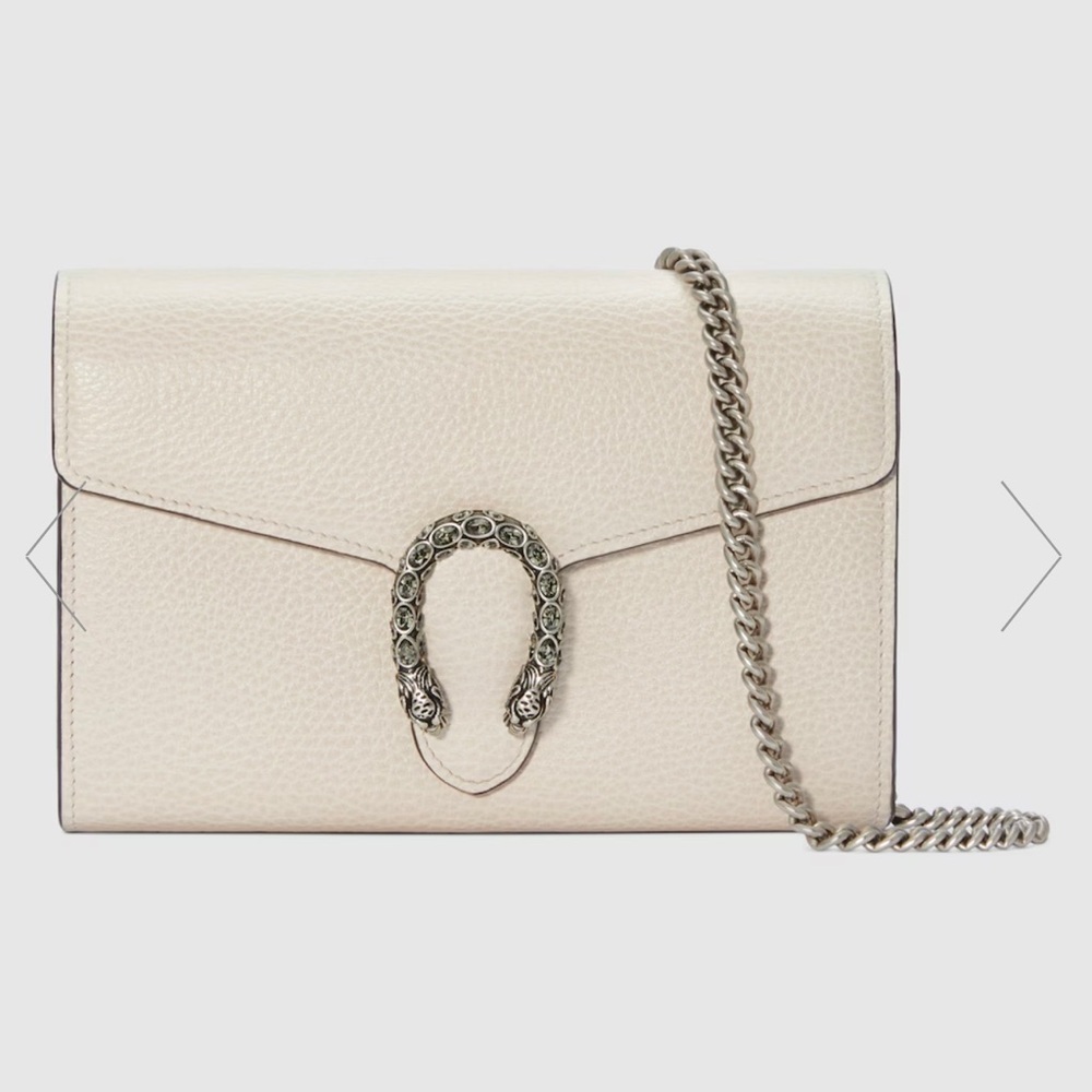 Gucci Dionysus Mini Leather Chain Wallet